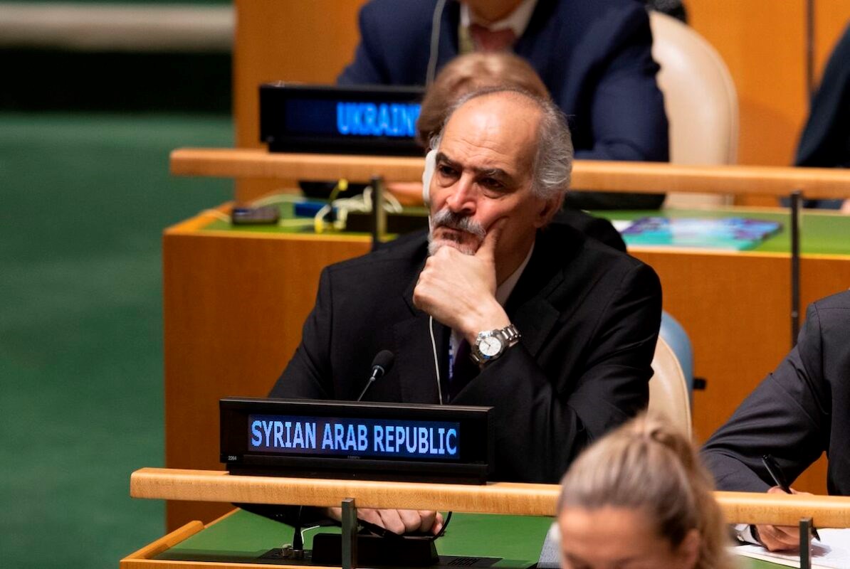 مندوب سوريا الدائم لدى الأمم المتحدة بشار الجعفري (صورة أرشيفية).