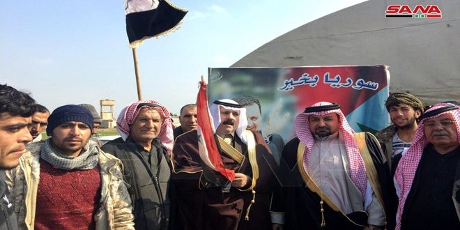 عشائر الحسكة السورية تدعو إلى مقاومة الاحتلال الأميركي