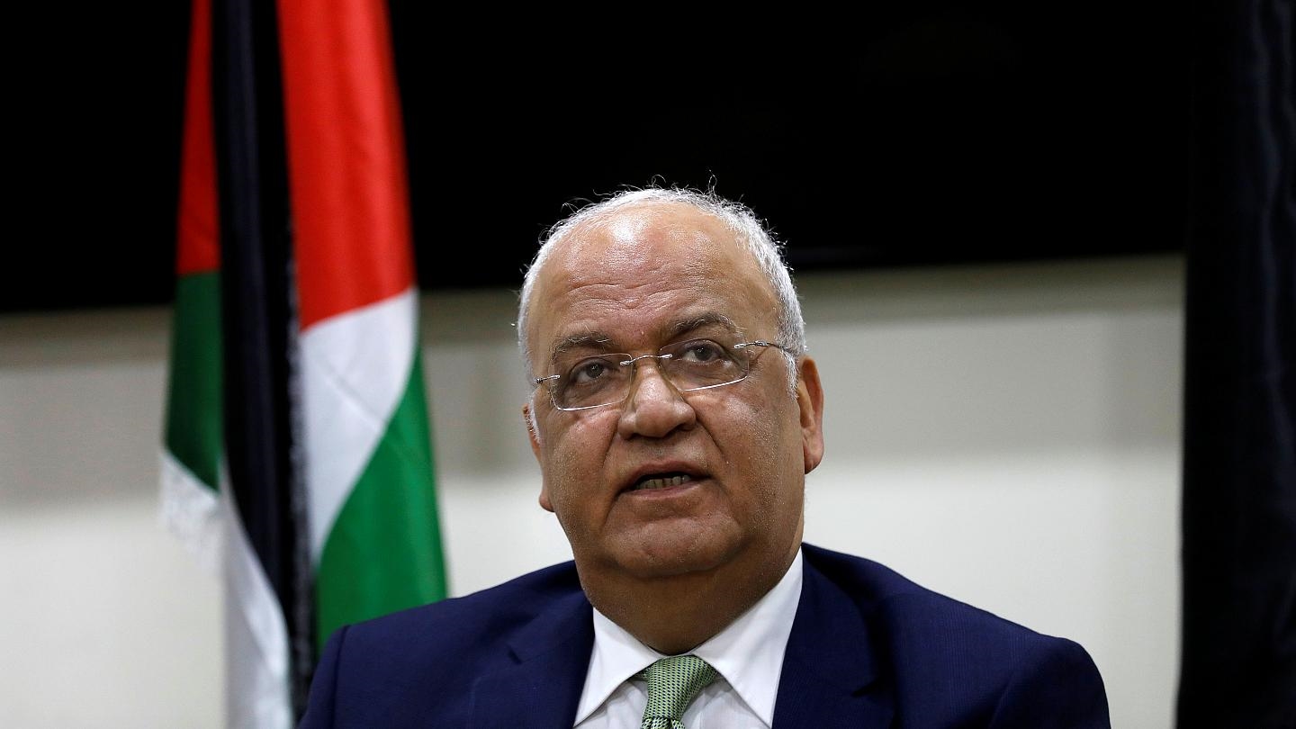 عريقات يحذر من عواقب قرار الاحتلال ضم أراضٍ فلسطينية محتلة