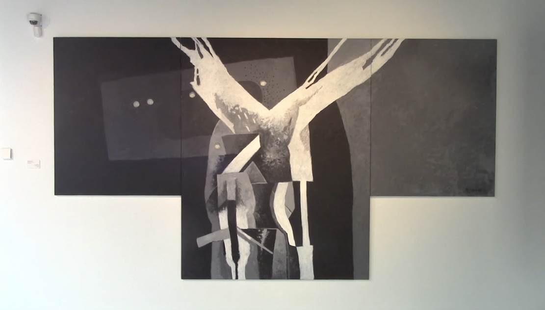 لوحة شوهد في الأعالي لضياء عزاوي 