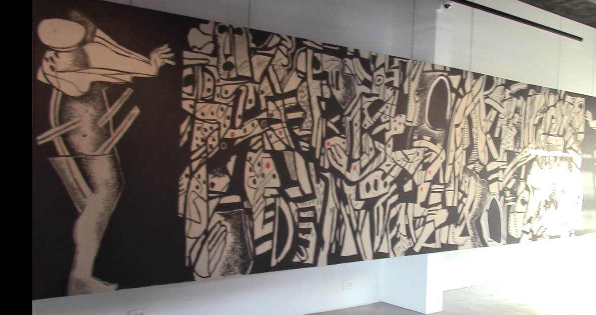 جدارية رغبات مضمرة لضياء عزاوي 