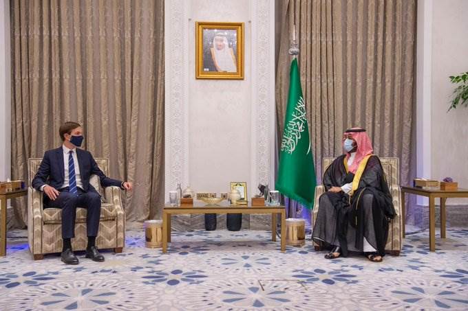 ولي العهد السعودي مع جاريد كوشنر 
