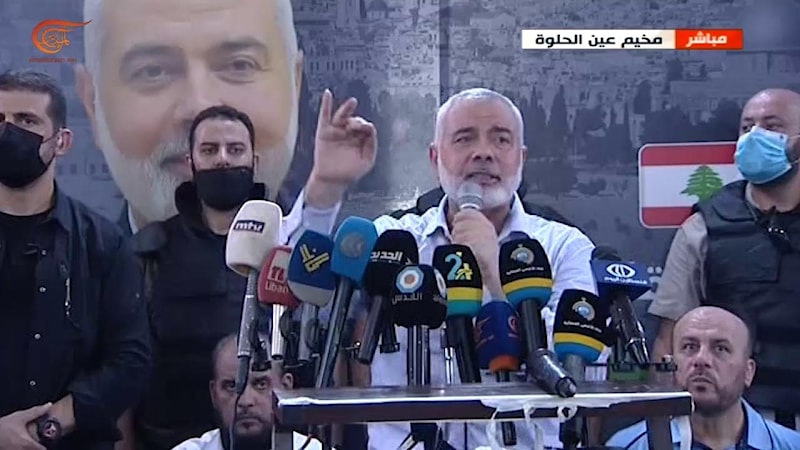 هنیة: المقاومة فی قطاع غزة تمتلک صواریخ لتدک بها تل أبیب وما بعد تل أبیب