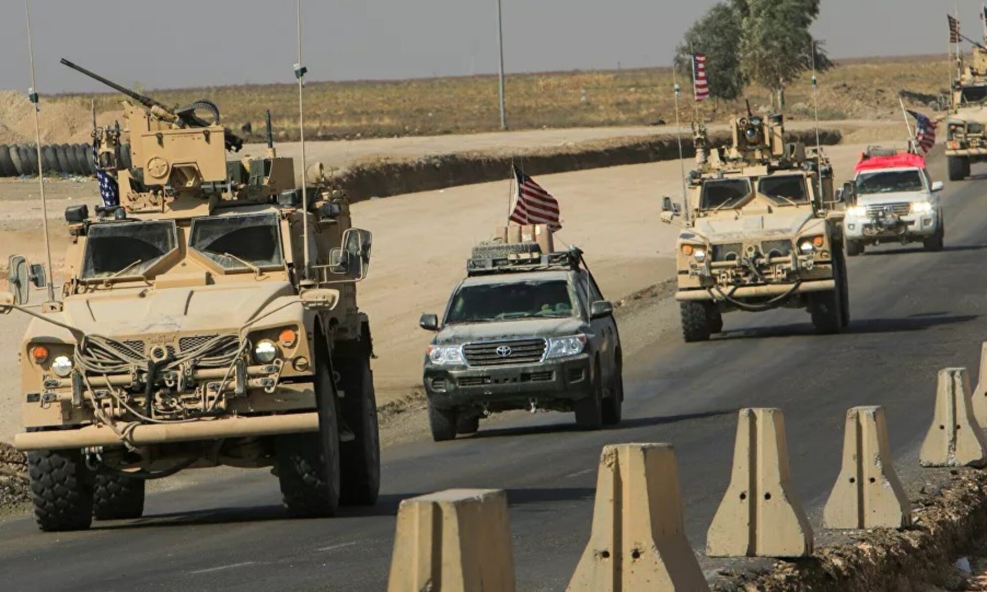 US Sends Two Support Convoys to Al Hasakah Countryside
