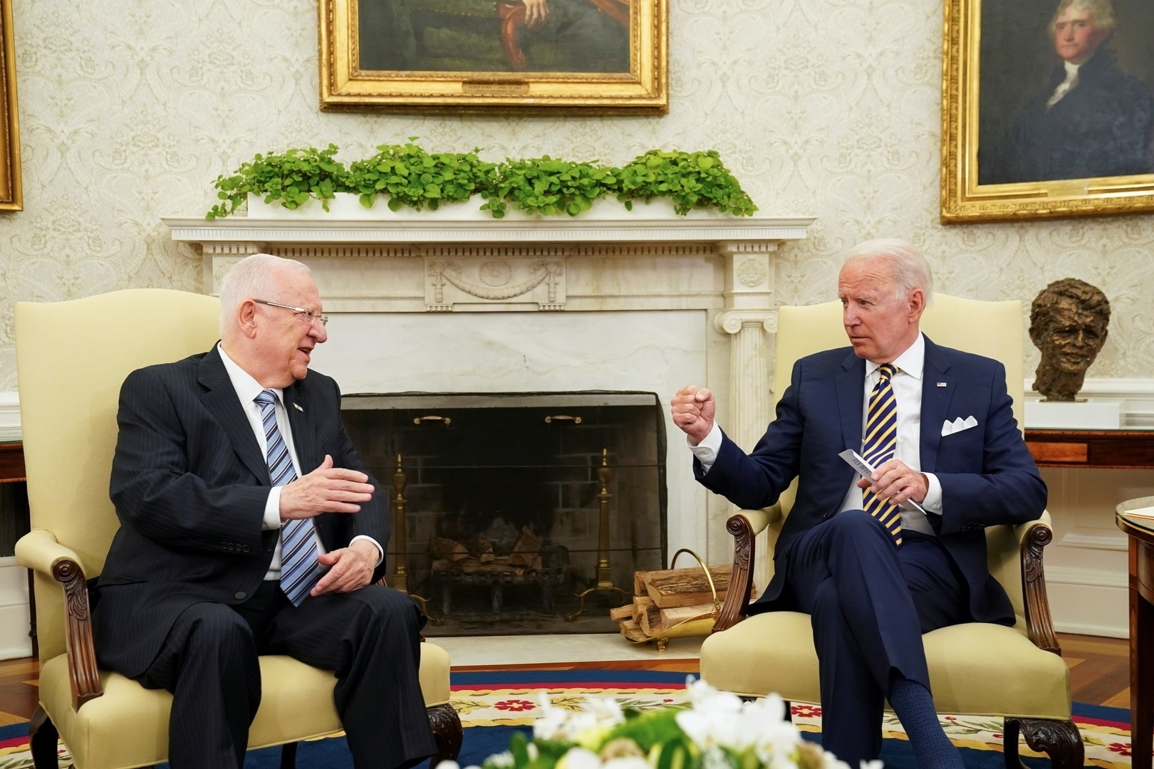 Biden to Rivlin: No nuclear weapon for Iran on my watch