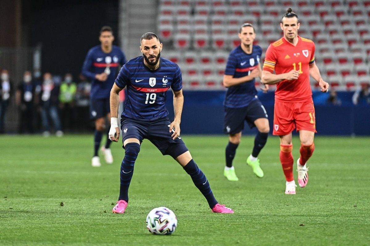 Benzema played in his first intenational match in five and a half years.