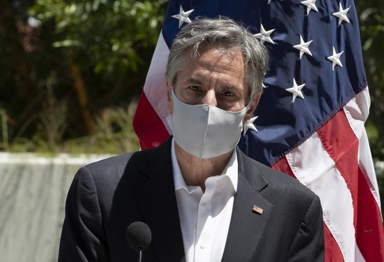 Blinken says the United States wants to fix its relations with the Palestinian people.