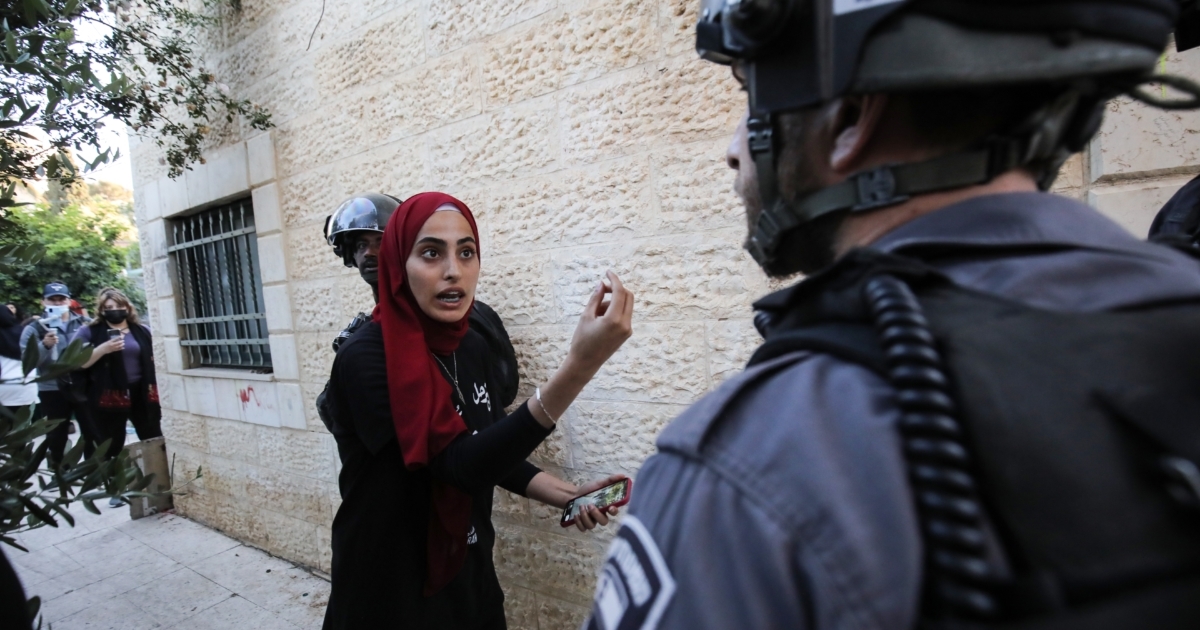 Palestinian Activist Mona Al-Kurd was arrested from her home in Sheikh Jarrah.