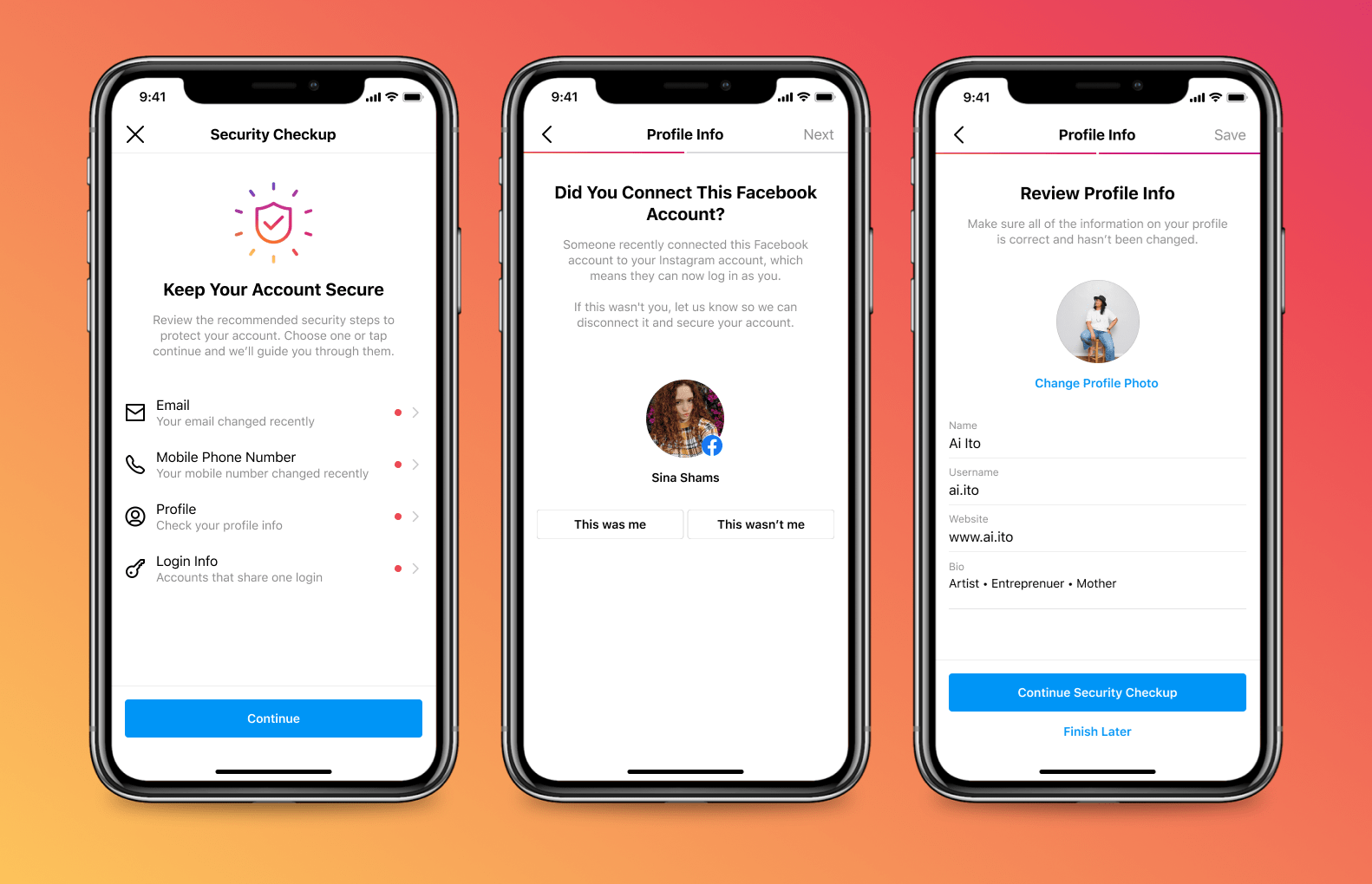 Instagram Introduces New Security Checkup Features