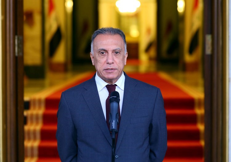 Iraqi Prime Minister Mustafa Al-Kadhimi.