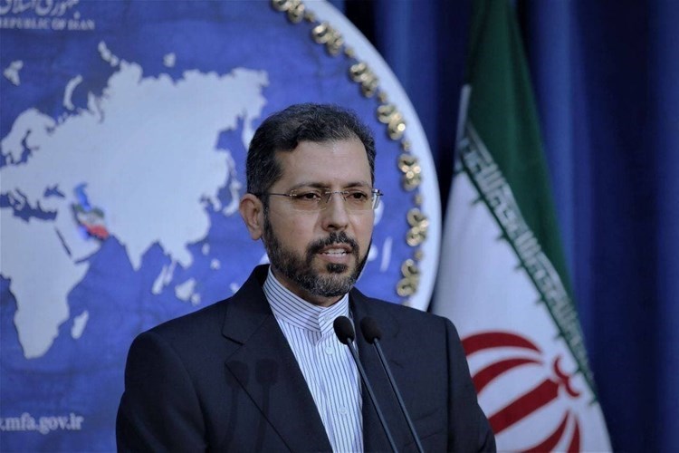 Iranian Foreign Ministry spokesman Saeed Khatibzadeh. 