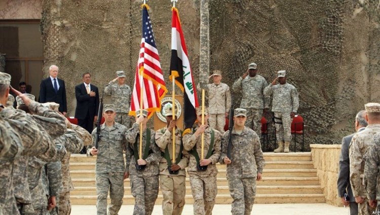 US military parade in Iraq (archive).