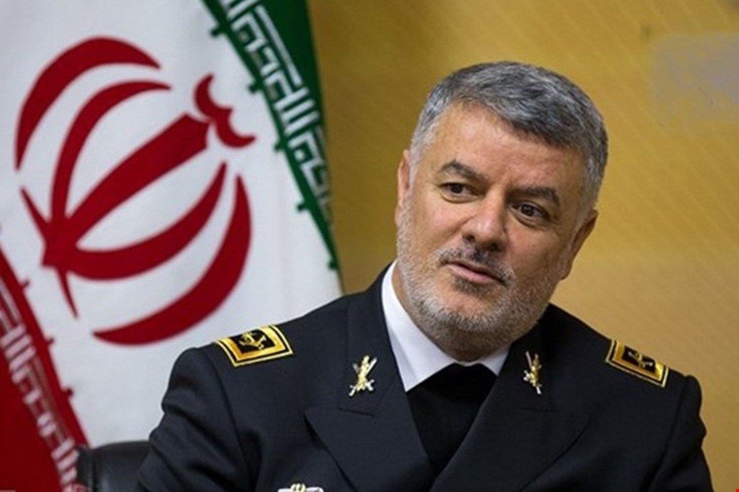 Commander of the Iranian Naval Forces Admiral Hossein Khanzadi