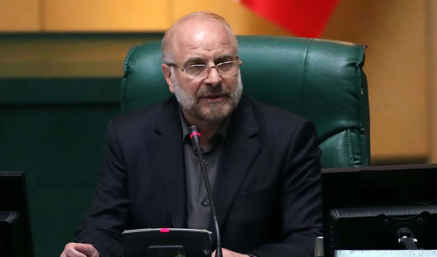 Iran's Speaker of Parliament Mohammad Bagher Ghalibaf