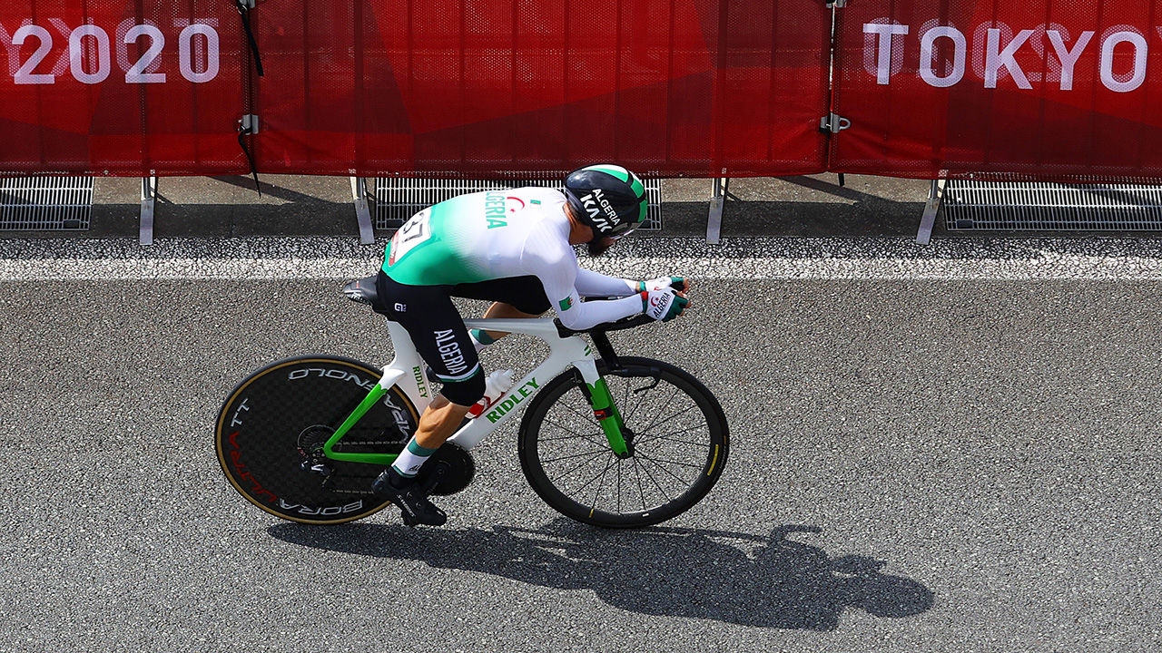 Algerian Cyclist Azzedine Lagab 