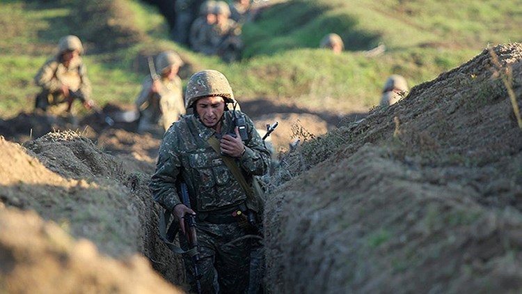 Armenia accuses Azerbaijan of causing a clash with its soldiers.