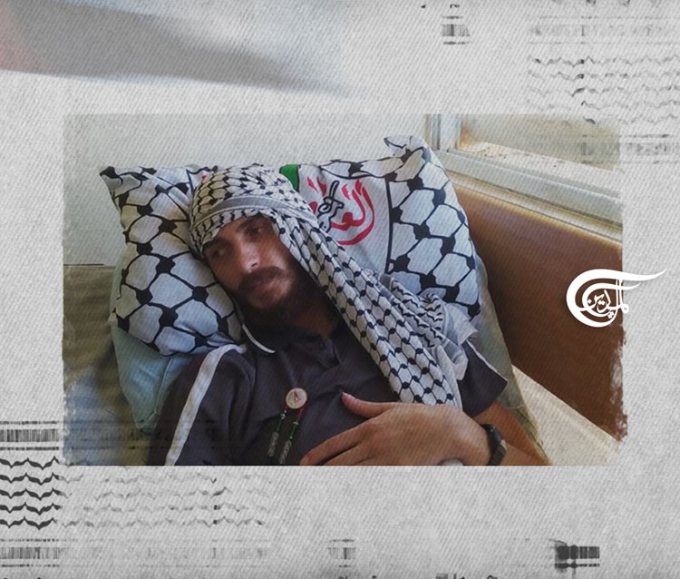 The victorious prisoner Ghadanfar Abu Atwan.