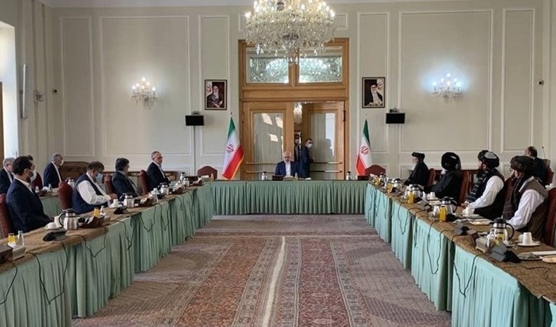 The two delegations participating in Afghan-Afghan peace talks held in Tehran on Thursday & Friday