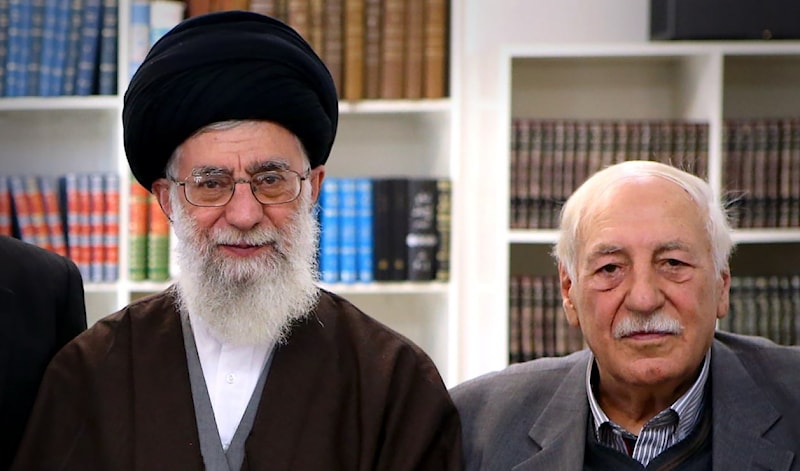 Ayatollah Sayyed Ali Khamenei and Ahmad Jibril