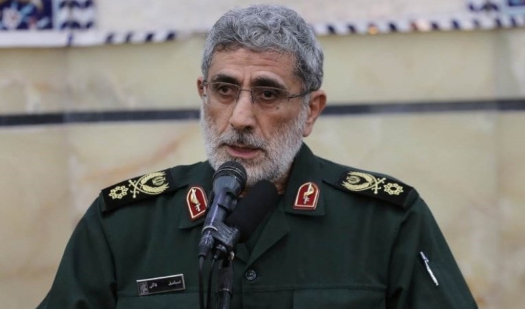 IRGC's Quds Force Leader Esmail Qaani