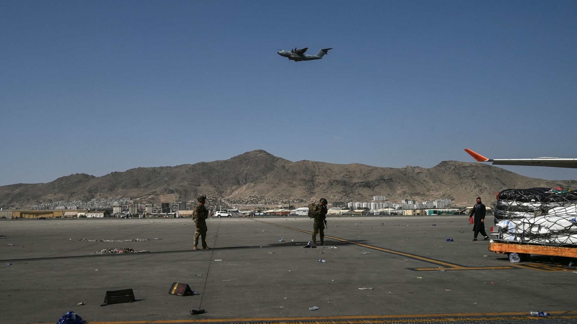 Airfield at Kabul's airport had been reopened