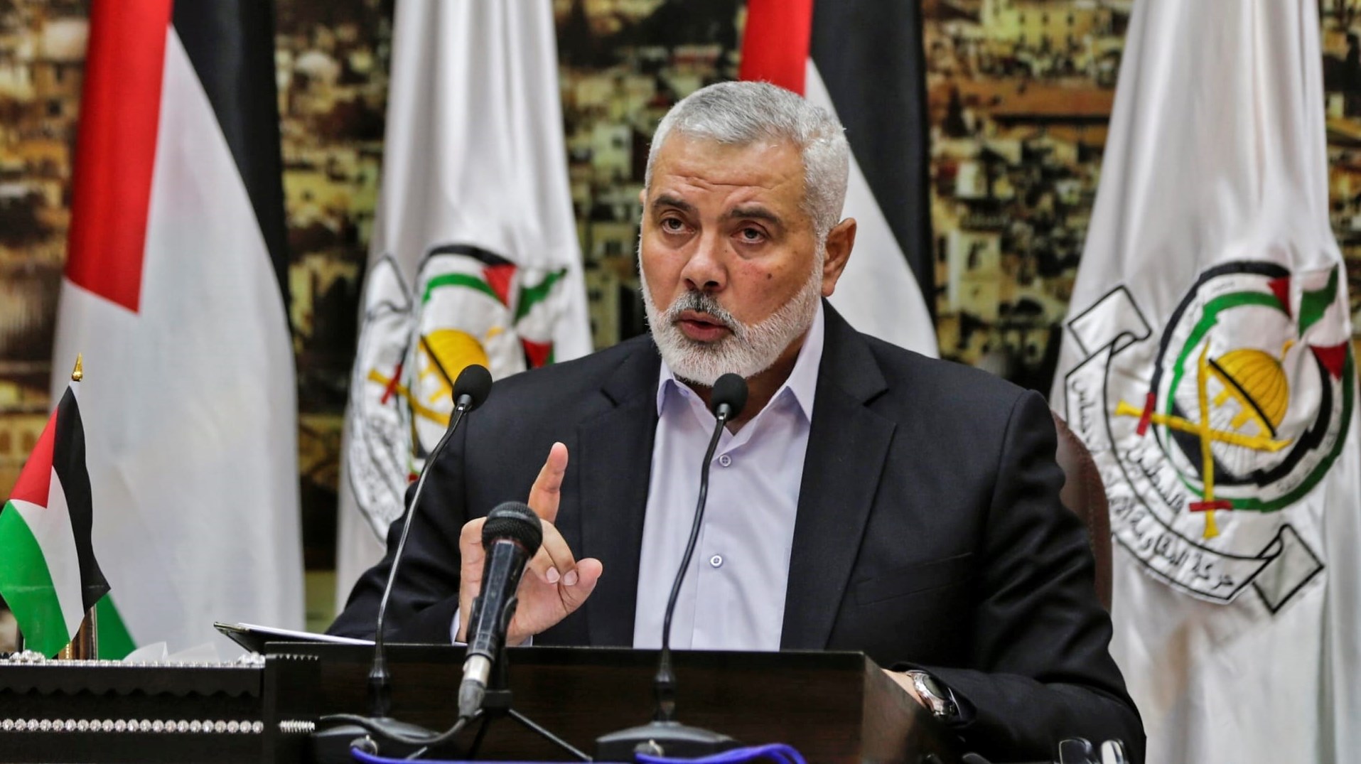 The head of Hamas political bureau, Ismail Haniyeh 