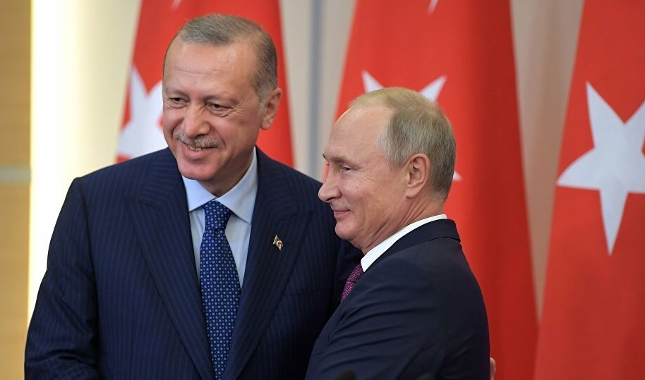 Erdogan and Putin discuss developments in Afghanistan during a telephone call