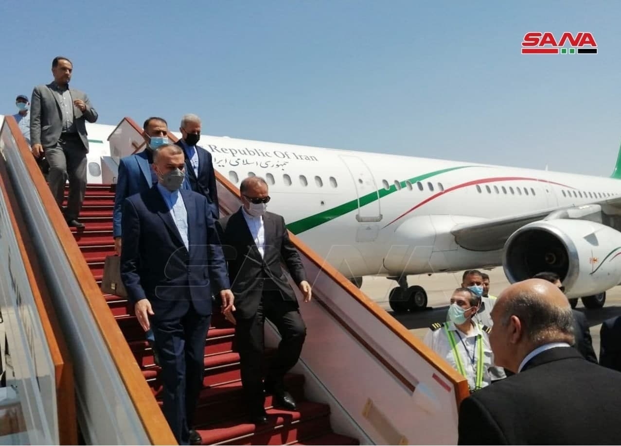 Hossein Amirabdollahian Arrives in Damascus