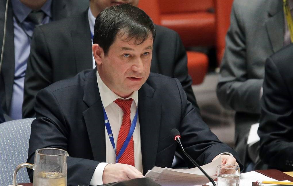 First Deputy Permanent Representative of Russia to the United Nations, Dmitry Polyanskiy