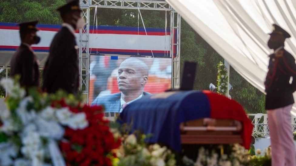 Haitian President Jovenel Moïse's funeral