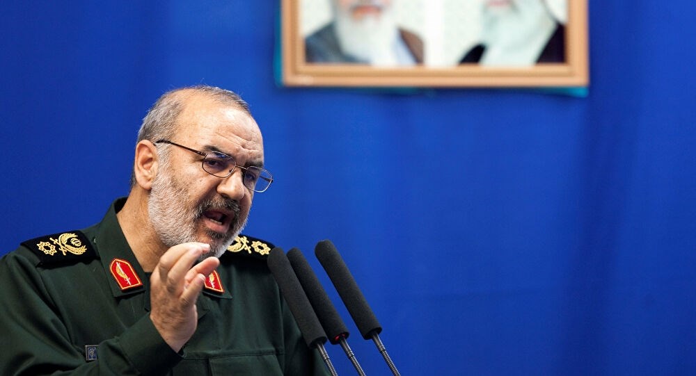 The Commander-in-Chief of the Revolutionary Guards, Major General Hussein Salami