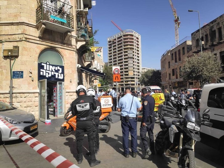The location of the operation near the Central Bus Station in Al-Quds (social media).