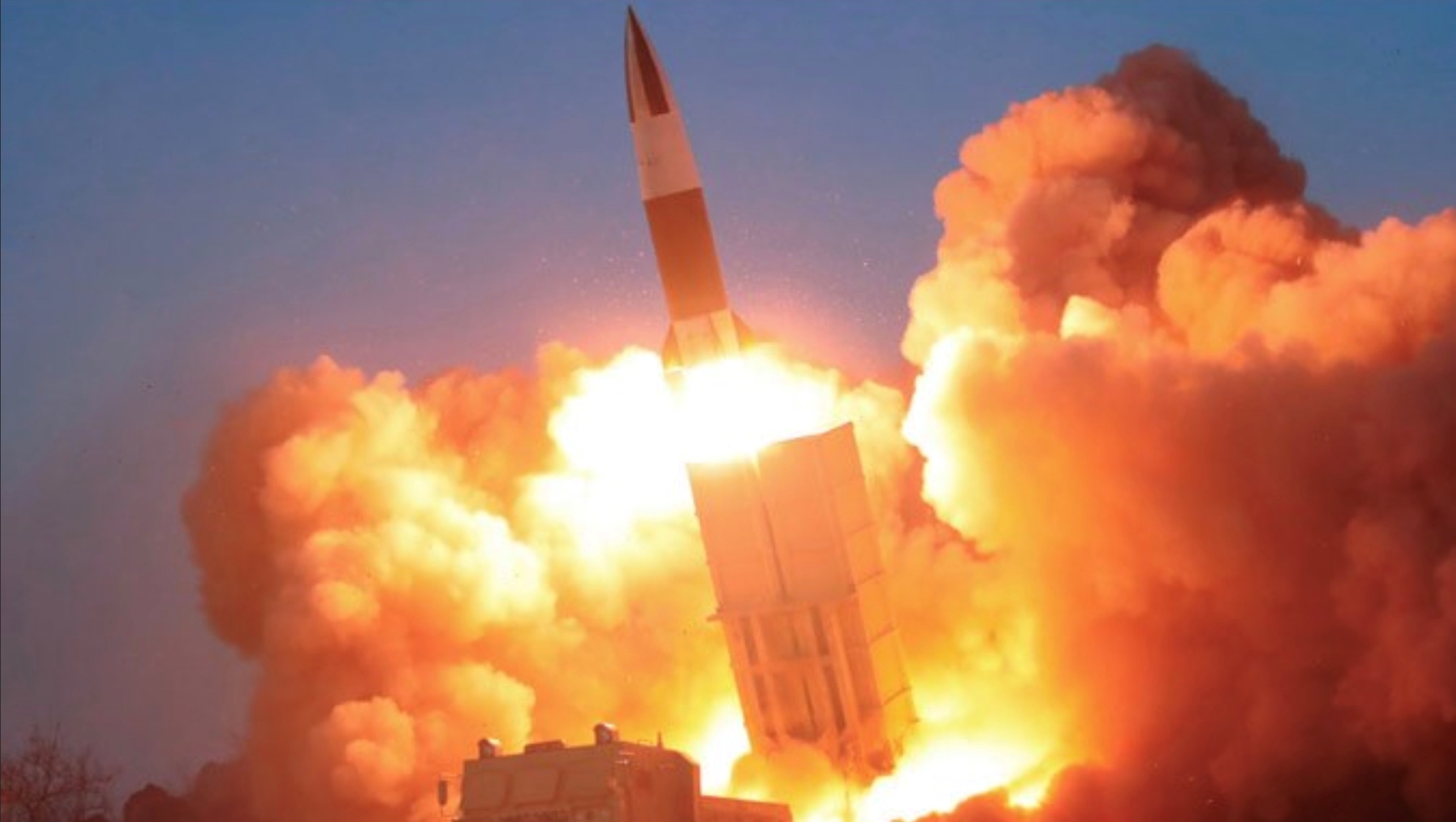 A missile is seen being fired in this image released by North Korea's Korean Central News Agency in March last year | Reuters