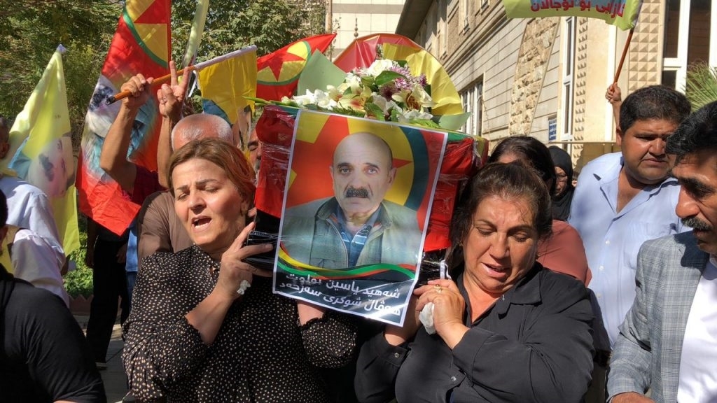Funeral procession of the PKK's Shoukry Sarhad