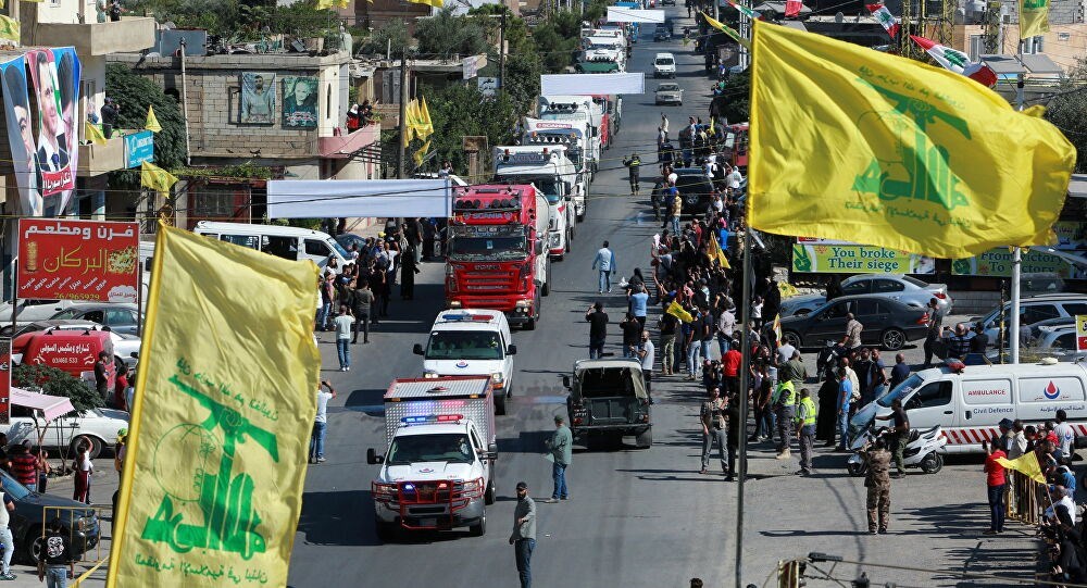 Dozens of trucks filled with Iranian fuel arrived on Lebanese soil yesterday