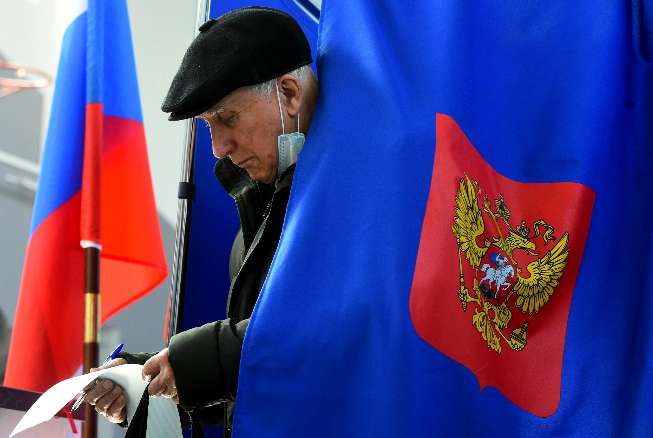 Preliminary results show that Russia's ruling party has won the parliamentary elections.